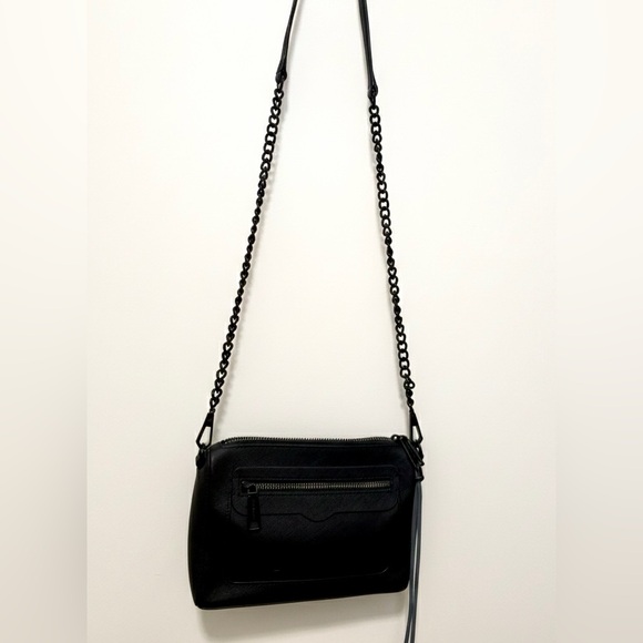 Rebecca Minkoff Pre-Loved Mini M.A.C. Crossbody – Black on Black - Picture 8 of 8